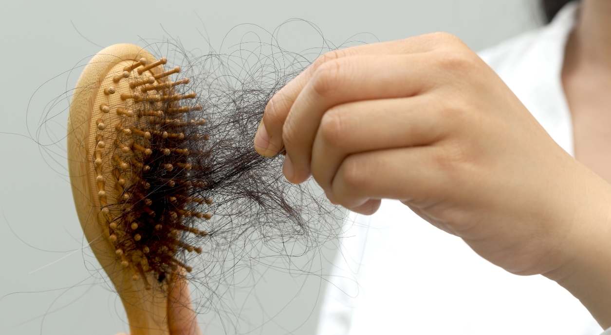 Hair loss or the appearance of bald patches