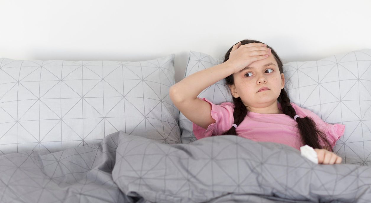 Why a child sweats at night