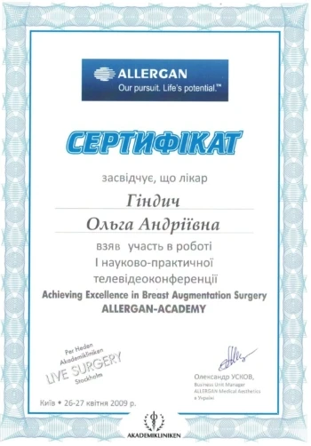 Gyndych Olga Andriivna