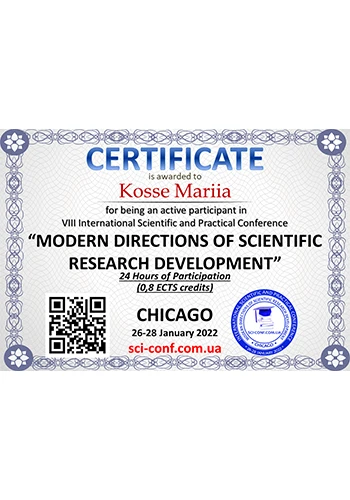 Kosse Mariia Yuriyivna