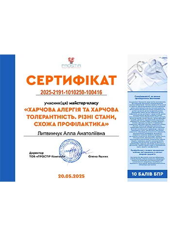 Литвинчук Алла Анатольевна