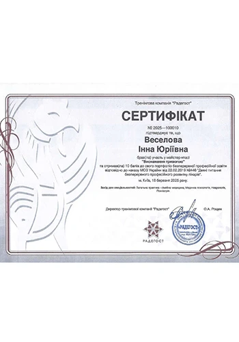 Веселова Инна Юрьевна