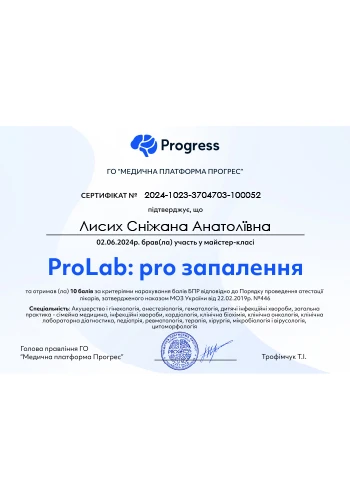 Лысых Снежана Анатольевна