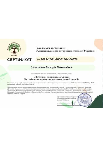 Грушовская Виктория Николаевна