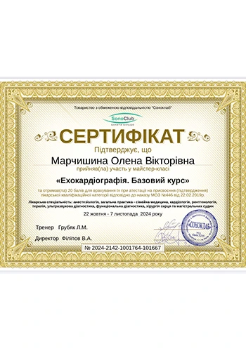 Марчишина Олена Вікторівна