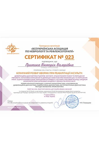 Притыка Виктория Валерьевна