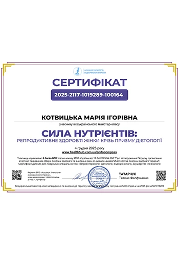 Котвицкая Мария Игоревна