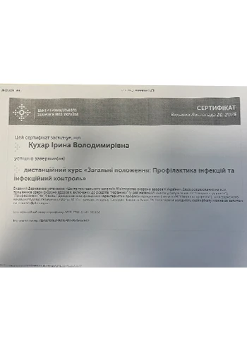 Кухар Ирина Владимировна