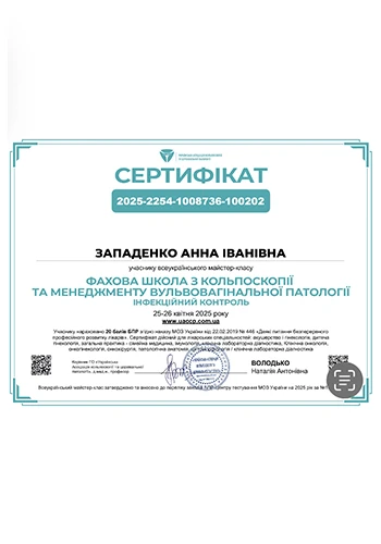 Zapadenko Anna Ivanovna