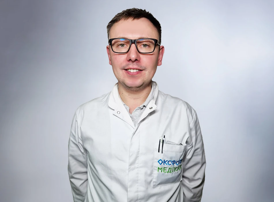 Baladyga Dmytro Vasyliovych – urologist, ultrasound diagnostics doctor at the Oxford Medical Kyiv private clinic