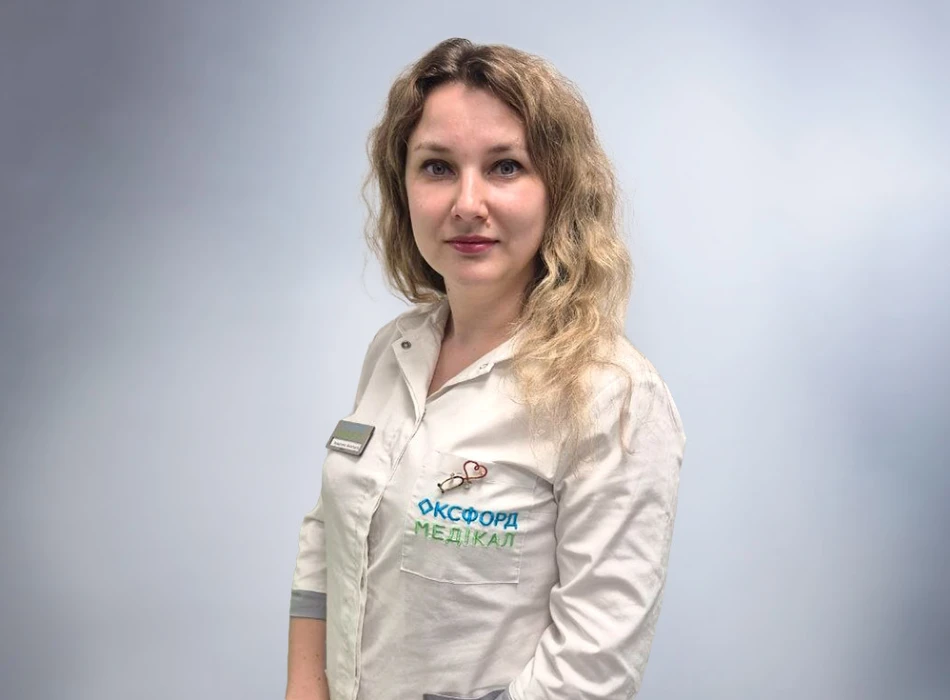 Ivashchenko Anastasia Alekseevna – family doctor of the II category of the private clinic Oxford Medical Kyiv