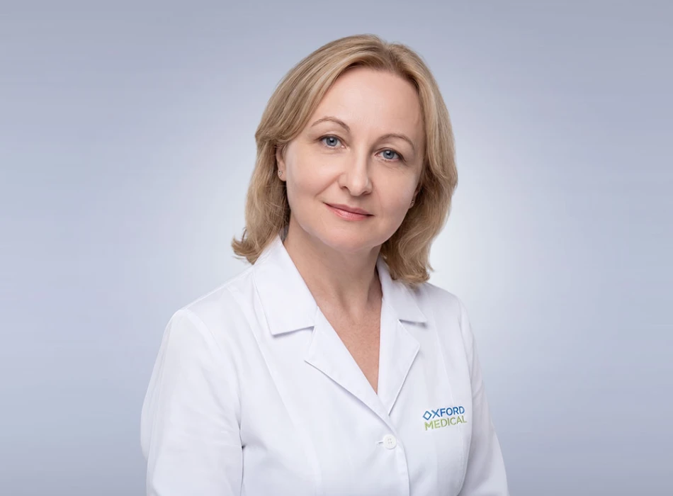 Вельгас Оксана Романівна - лікар-гастроентеролог вищої категорії приватної клініки Оксфорд Медікал Київ