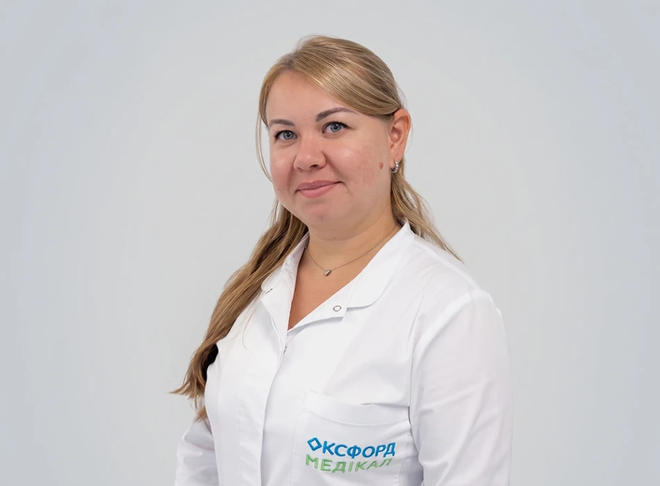 Ostapenko Inna Volodymyrivna – anesthesiologist, pediatric anesthesiologist at the Oxford Medical Kyiv private clinic