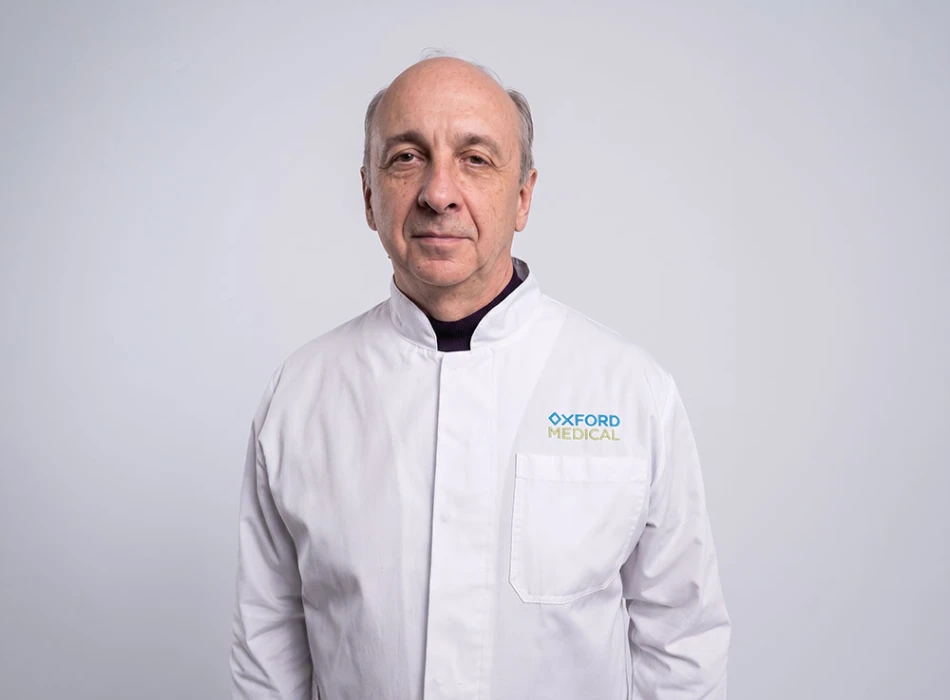 Yaroslav Myroslavovych Vitovskyi – obstetrician-gynecologist, surgeon of the highest category, Candidate of Medical Sciences, and Associate Professor at the private clinic Oxford Medical Kyiv.